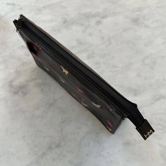 Vintage New Mori Hanae Butterly Cosmetic Travel Pouch Bag Sewing Kit Japan Rare! - Picture 5 of 16